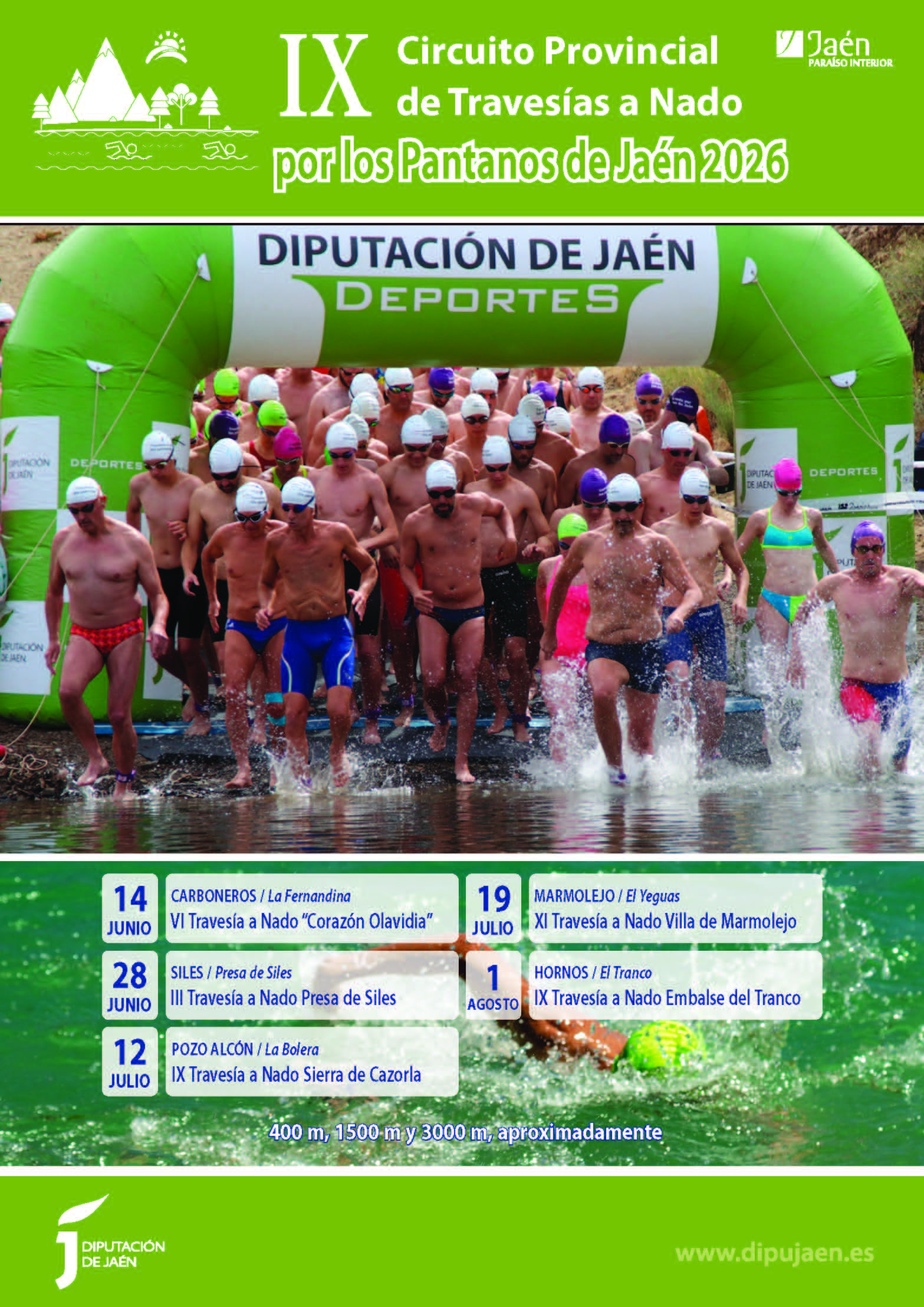 VI TRAVES�A A NADO "CORAZON DE OLAVIDIA" - CARBONEROS